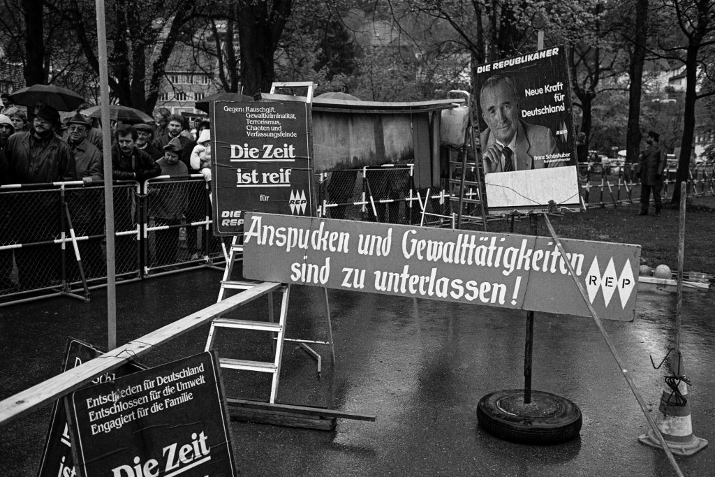 Europawahlkampf der Republikaner 1989